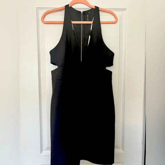 black tinsley mini dress Tinisie Halter Mini Dress Black main image 0